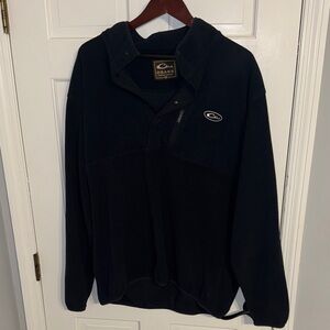 Drake Navy Pullover with Logo